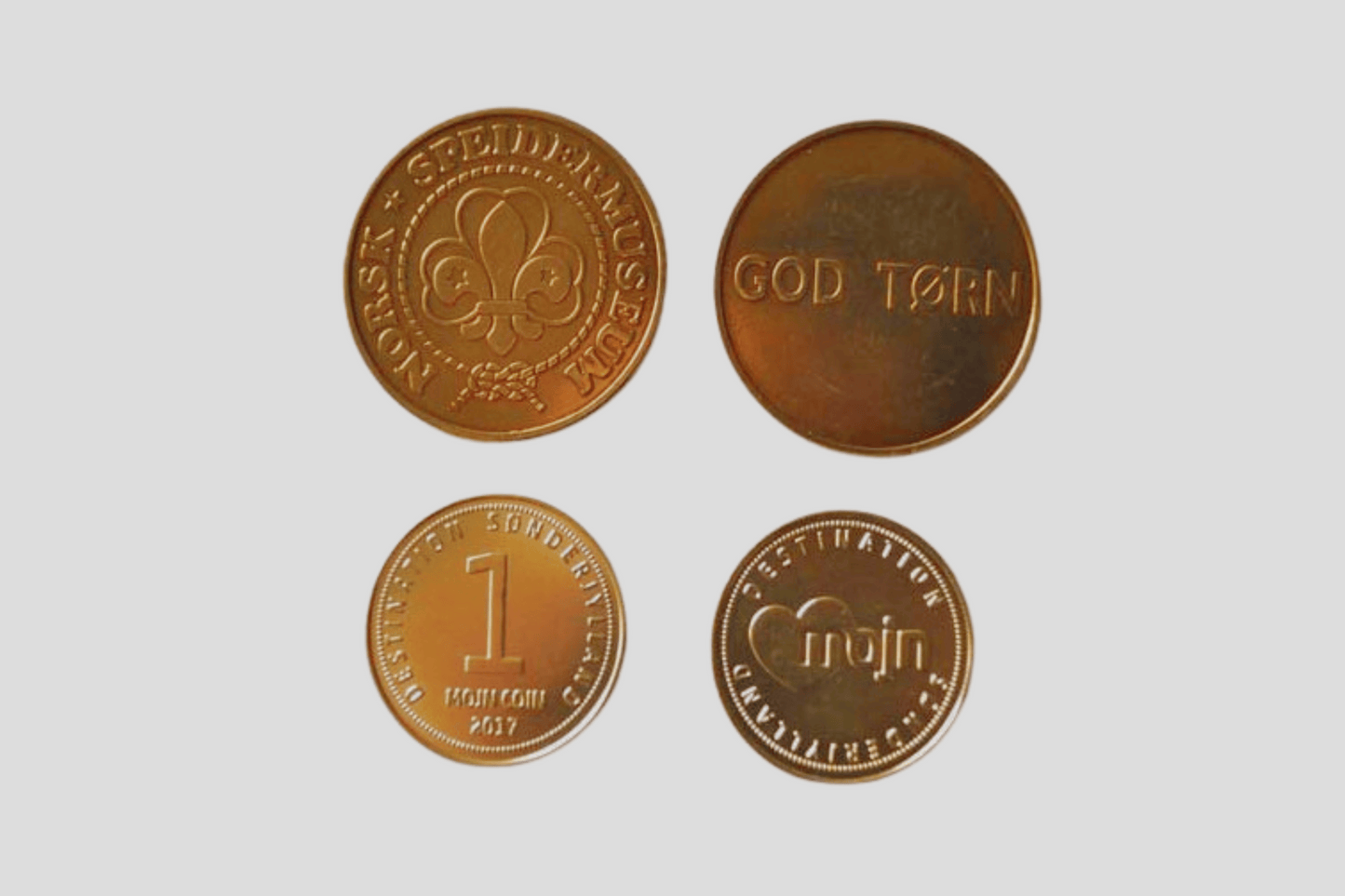 Embossed Brass Tokens Tokens JM Band EU