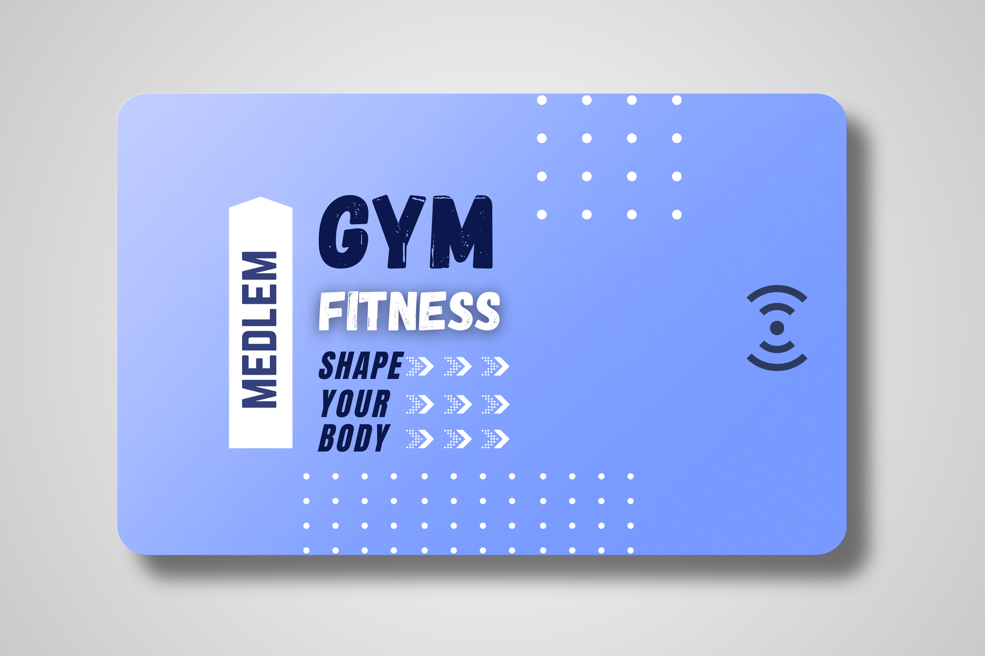 A photo of RFID Card with logo from JM Band®. Purchase RFID in Mifare UL EV1 here.