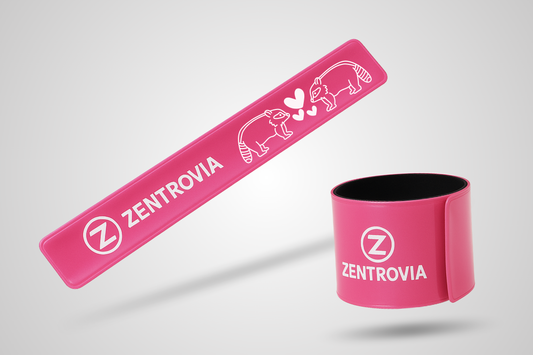 A photo of Printed Slap Bracelets from JM Band®. Purchase Vinyl Wristbands in 2.5 X 23cm here.