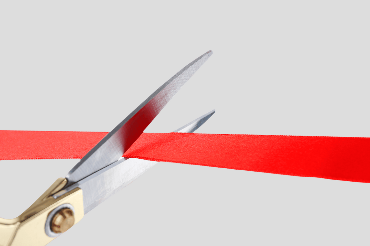 Cinta d'inauguració amb cinta estampada en color JM Band®