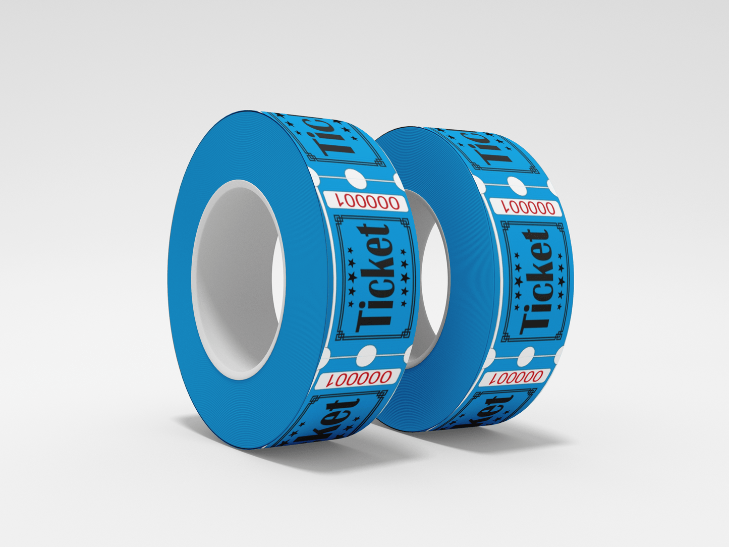 Admission Tickets Roll 1000 X 1 Tickets JM Band® 1 Blue