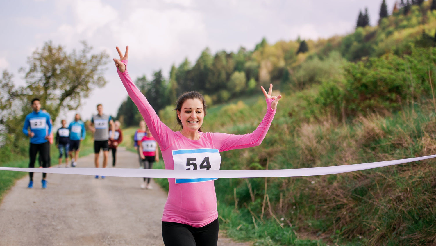 pregnant woman runner