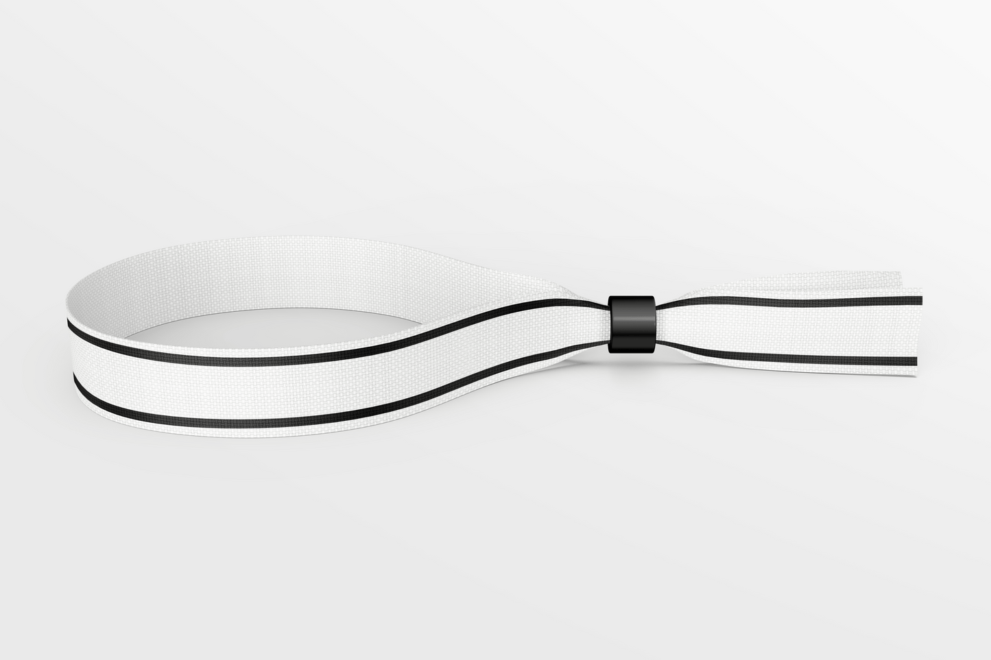 Fabric Wristbands in Stock Fabric Wristbands JM Band® 50 White