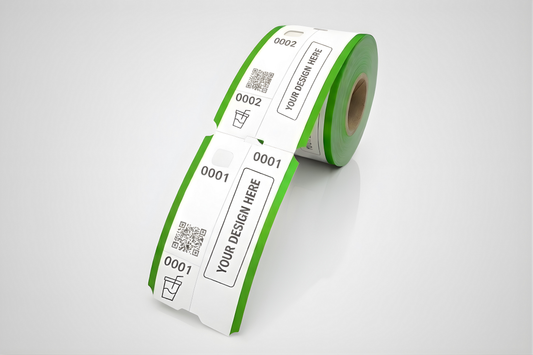 Billetes de guardarropa de 3 partes con impresión - Consultar