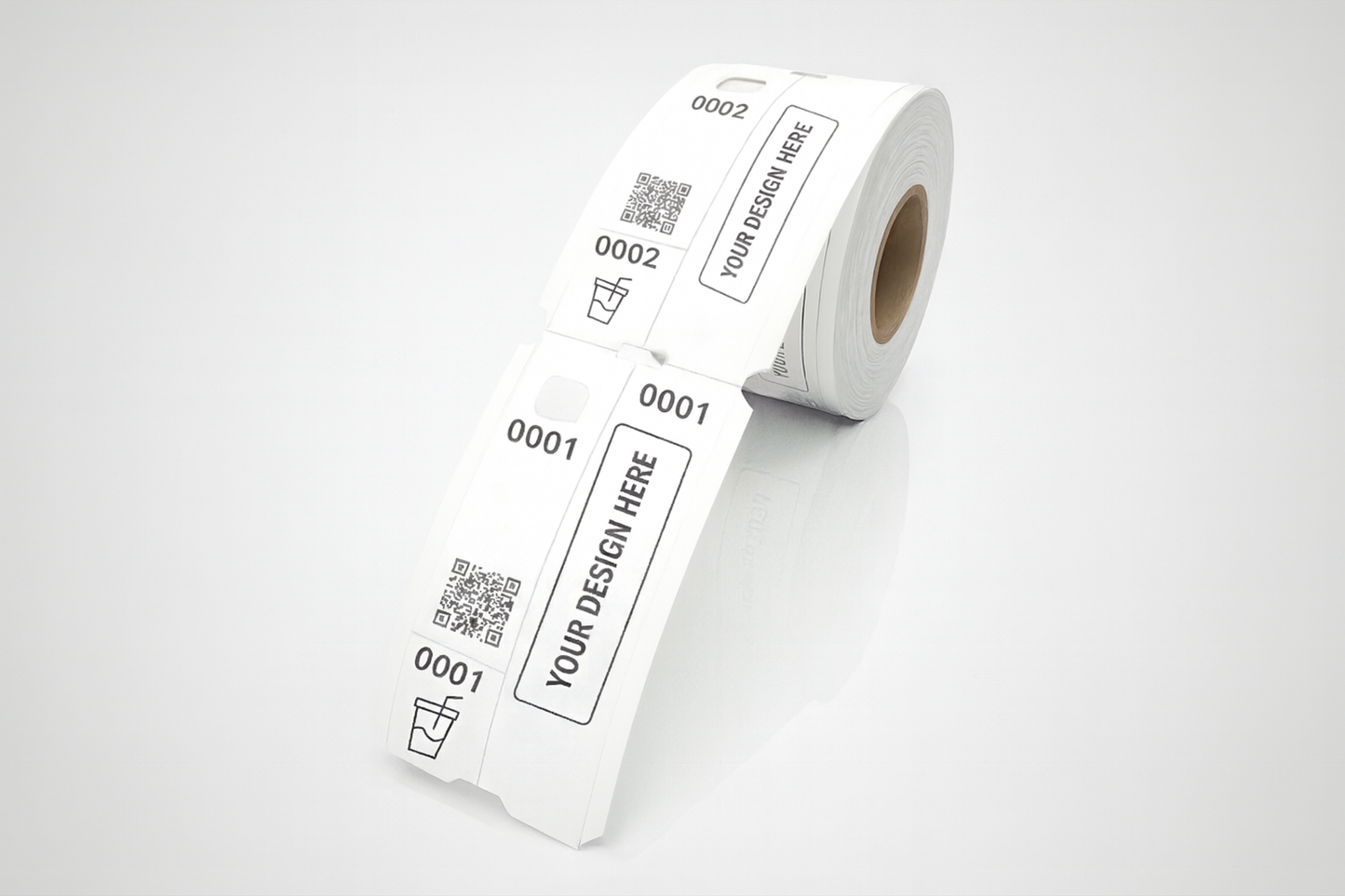 Billetes de guardarropa de 3 partes con impresión - Consultar