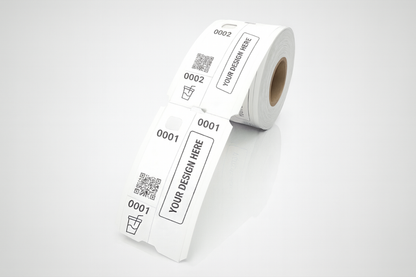 Billetes de guardarropa de 3 partes con impresión - Consultar