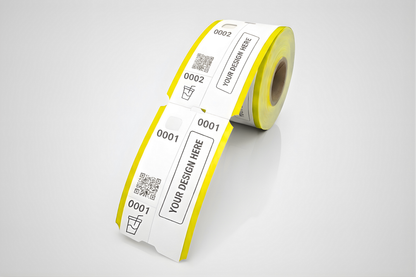 Billetes de guardarropa de 3 partes con impresión - Consultar