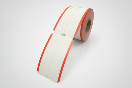 Boletos de guardarropa térmicos de 3 partes en rollo