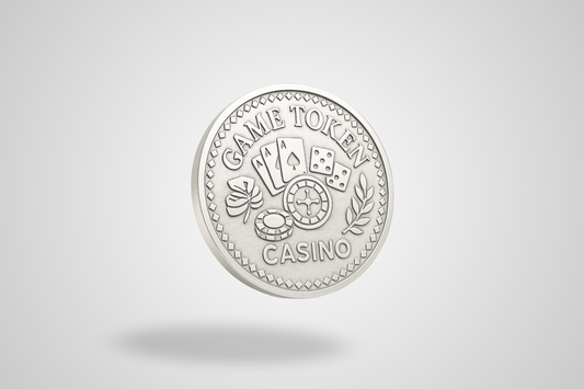 A photo of tokens for gaming machines