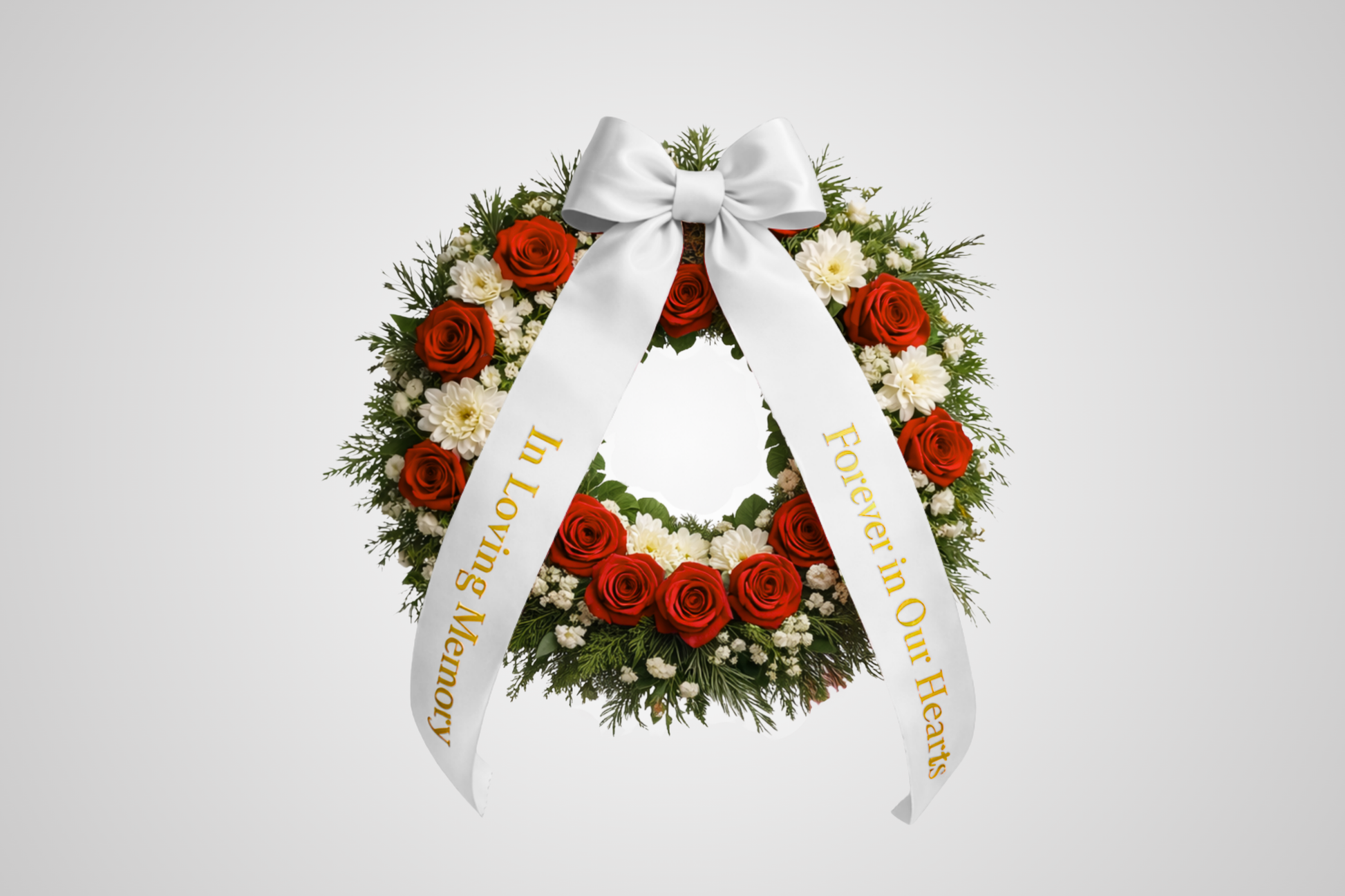 Cinta de ram de setí blanc ecològic amb estampat personalitzat de JM Band®.