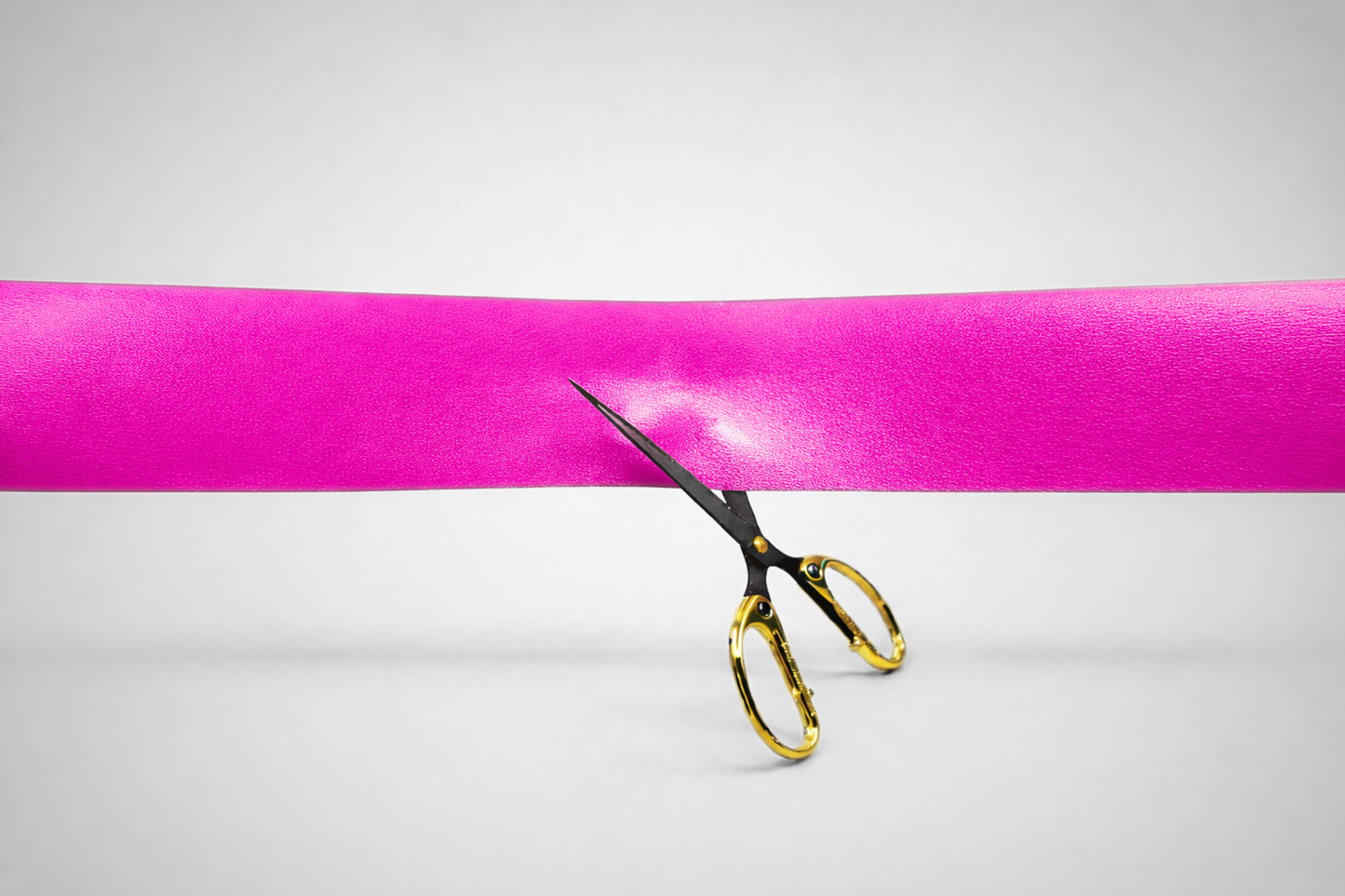 Cintes d'inauguració de color rosa sense estampat de JM Band®.