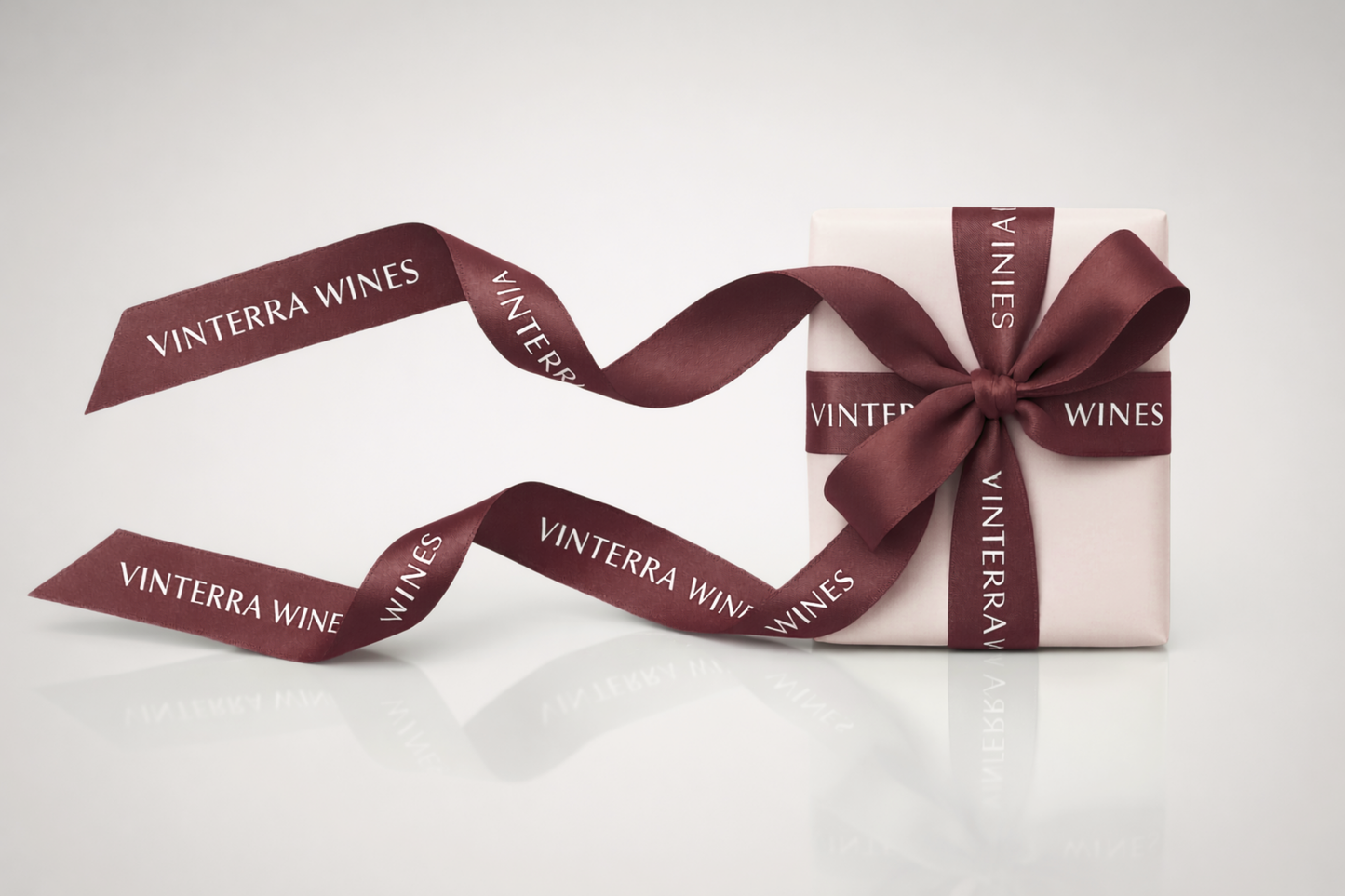 Cinta de regalo de raso ECO con estampado