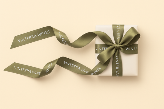 Cinta de regalo de raso ECO con estampado