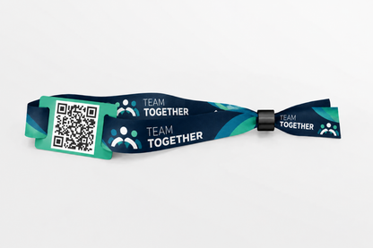 Polseres de tela amb codi QR