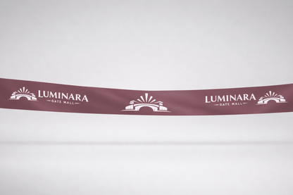 Cinta Inauguración ECO Raso con Estampado