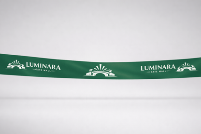 Cinta Inauguración ECO Raso con Estampado