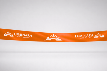 Cinta Inauguración ECO Raso con Estampado