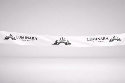 Cinta Inauguración ECO Raso con Estampado