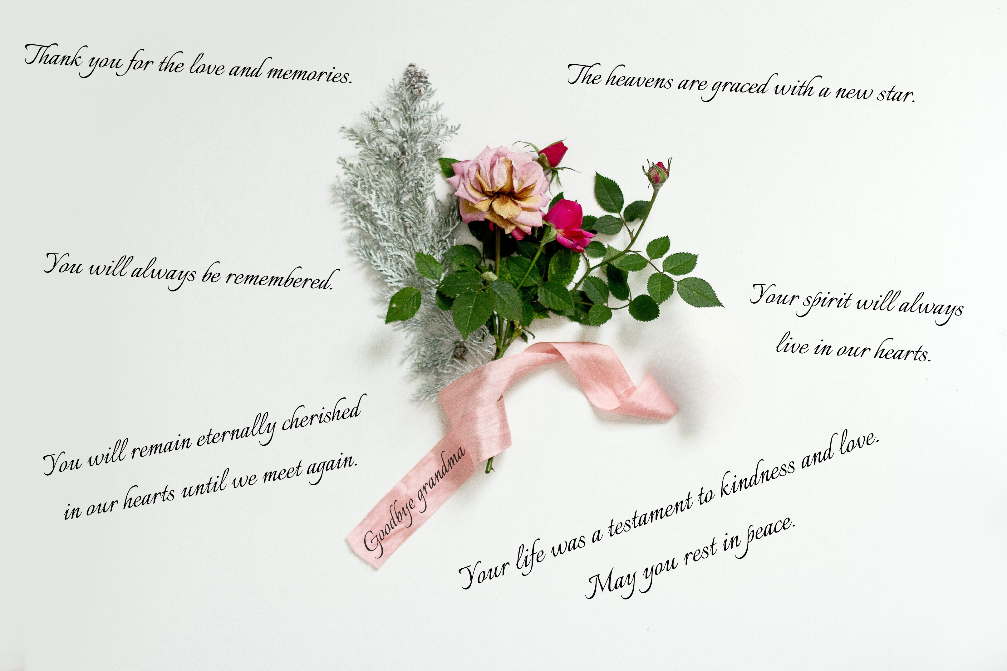 Què s'ha d'escriure en un ram funerari?