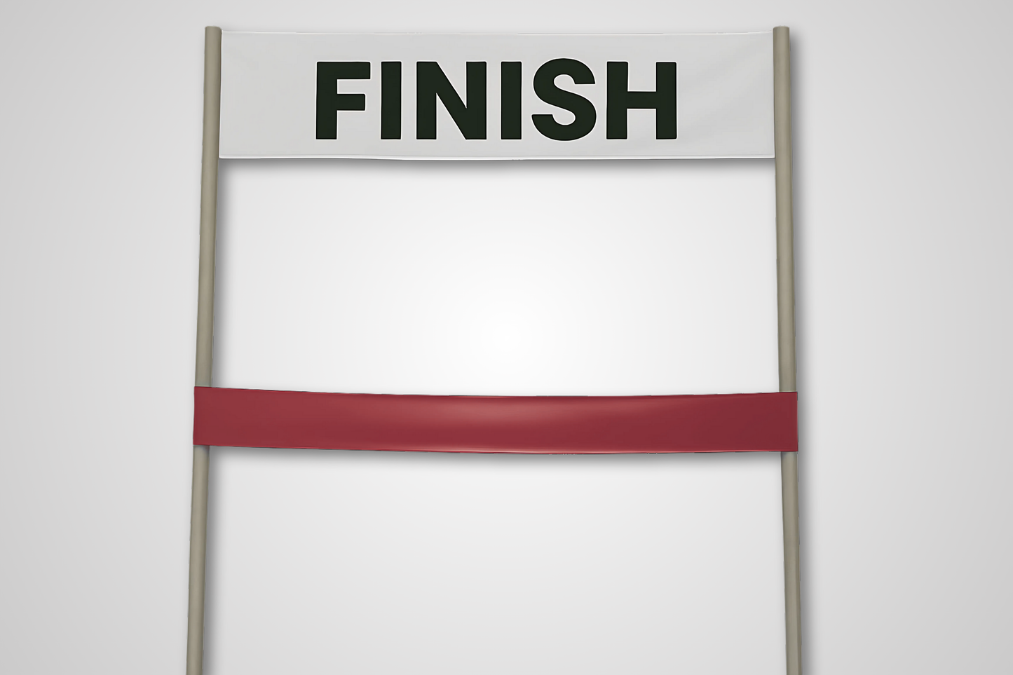 A photo of Finish Line Ribbon without Print from JM Band®. Purchase ribbon in Pink here.