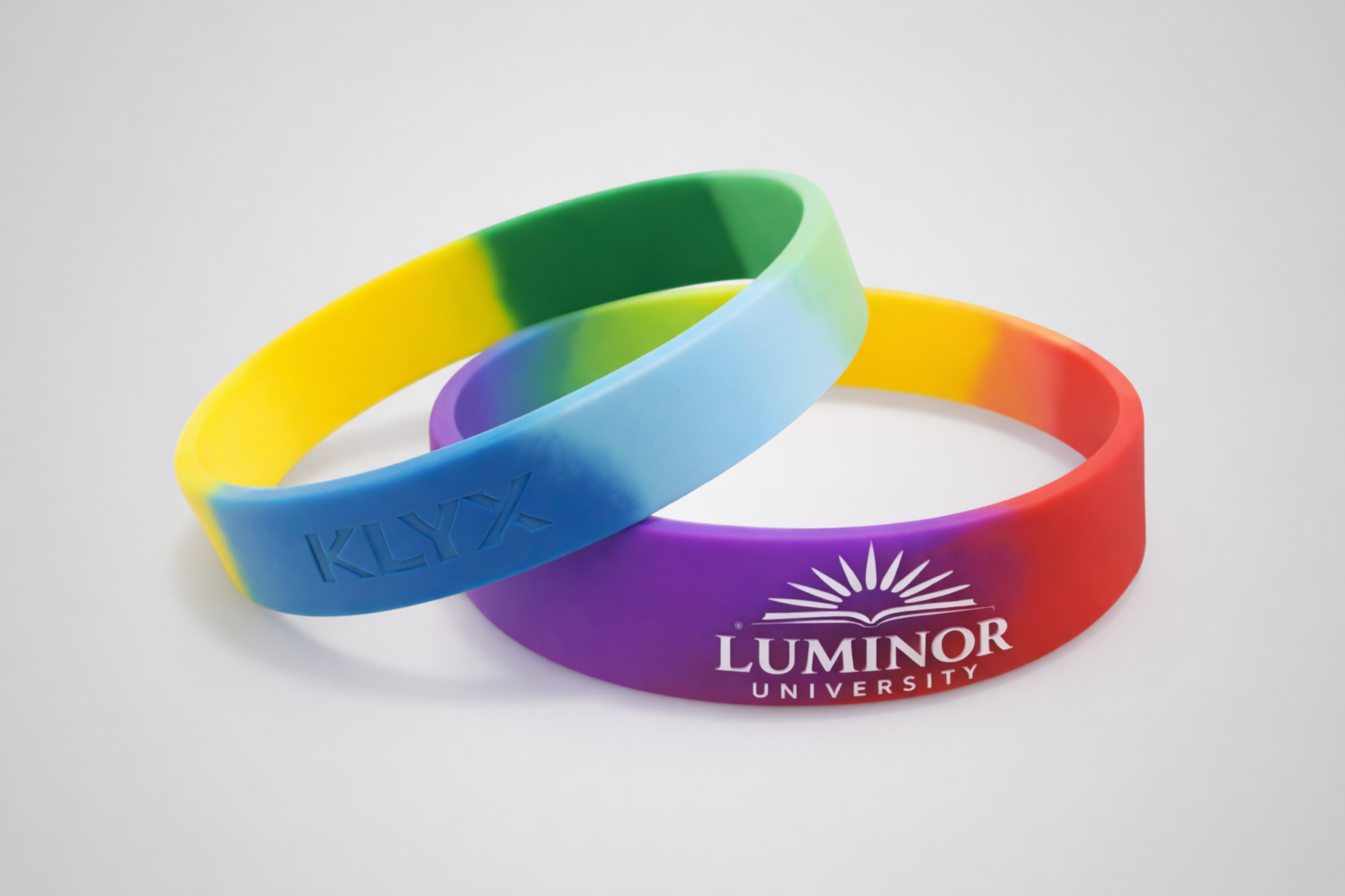 Polseres de silicona multicolors Polseres de silicona JM Band®
