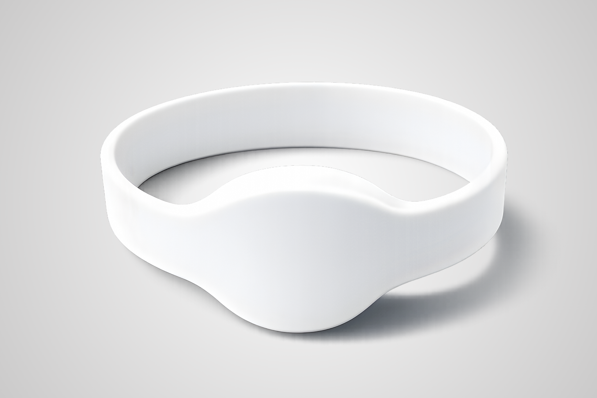 Pulsera de silicona NFC de marca blanca, modelo JM01 de JM Band®.