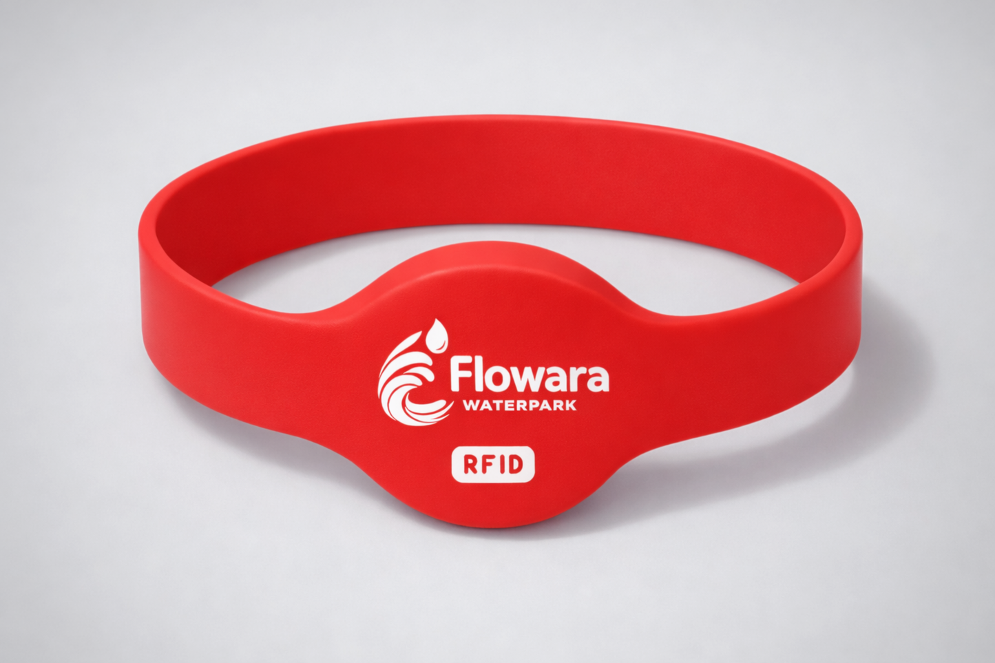Polsera de silicona NFC model JM02 amb impressió personalitzada de JM Band®.