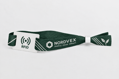 Pulseras RFID impresas de tela de bambú