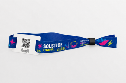 Pulseras de tela RFID con estampado