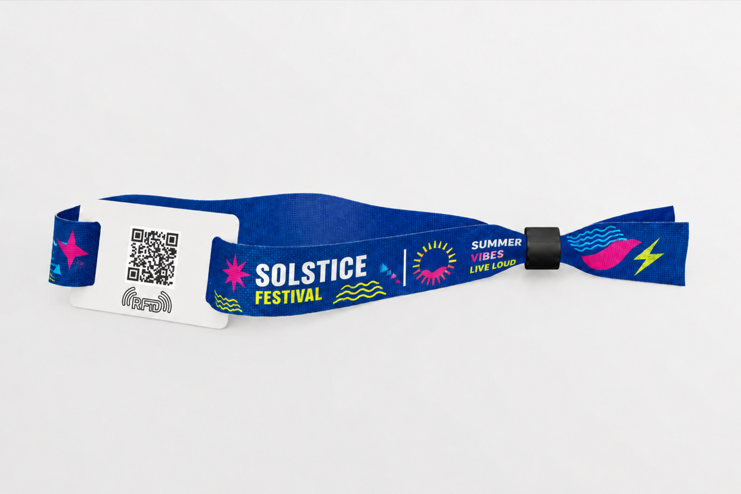 Pulseras de tela RFID con estampado
