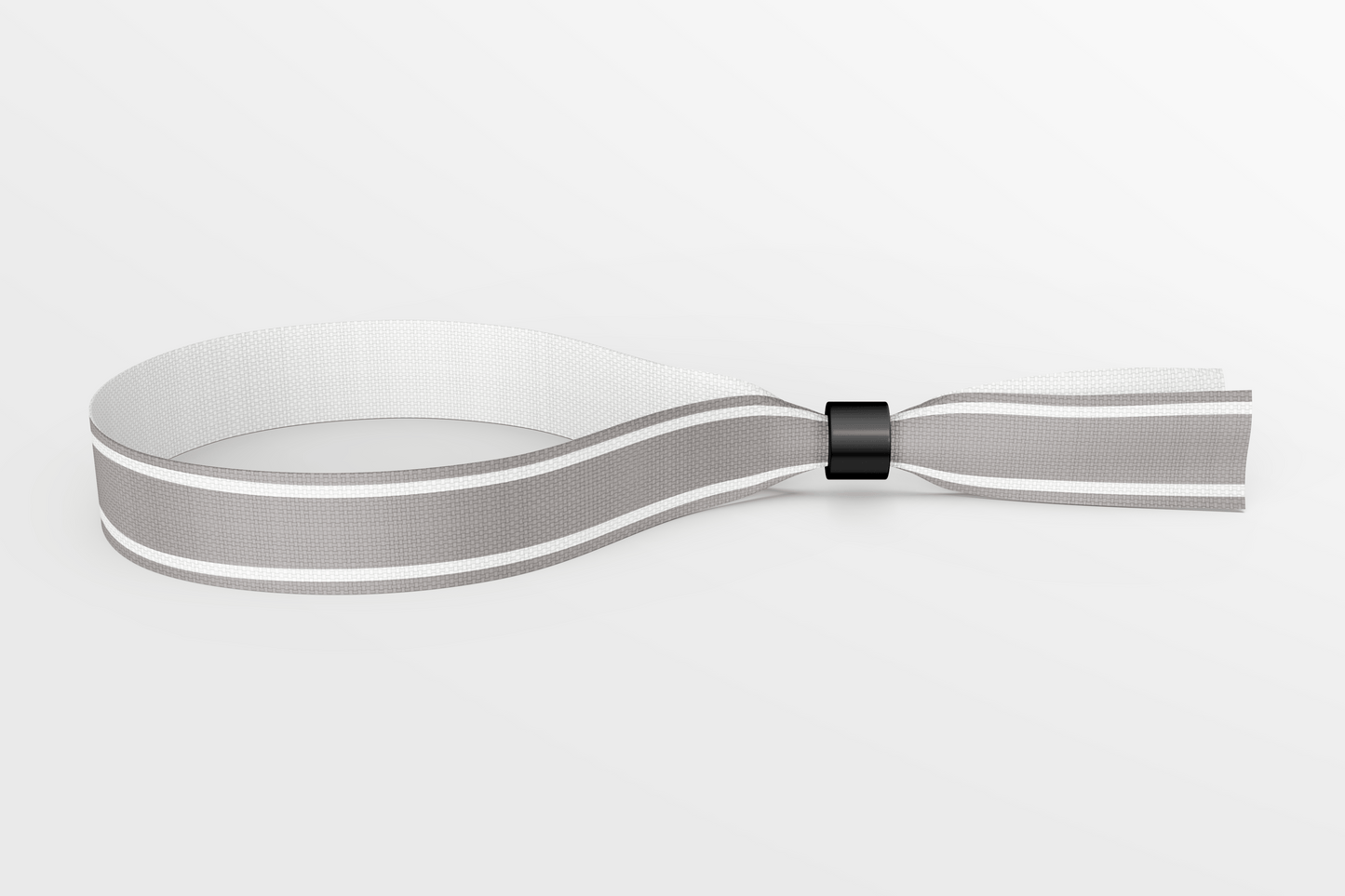 Fabric Wristbands in Stock Fabric Wristbands JM Band EU 50 Gray 