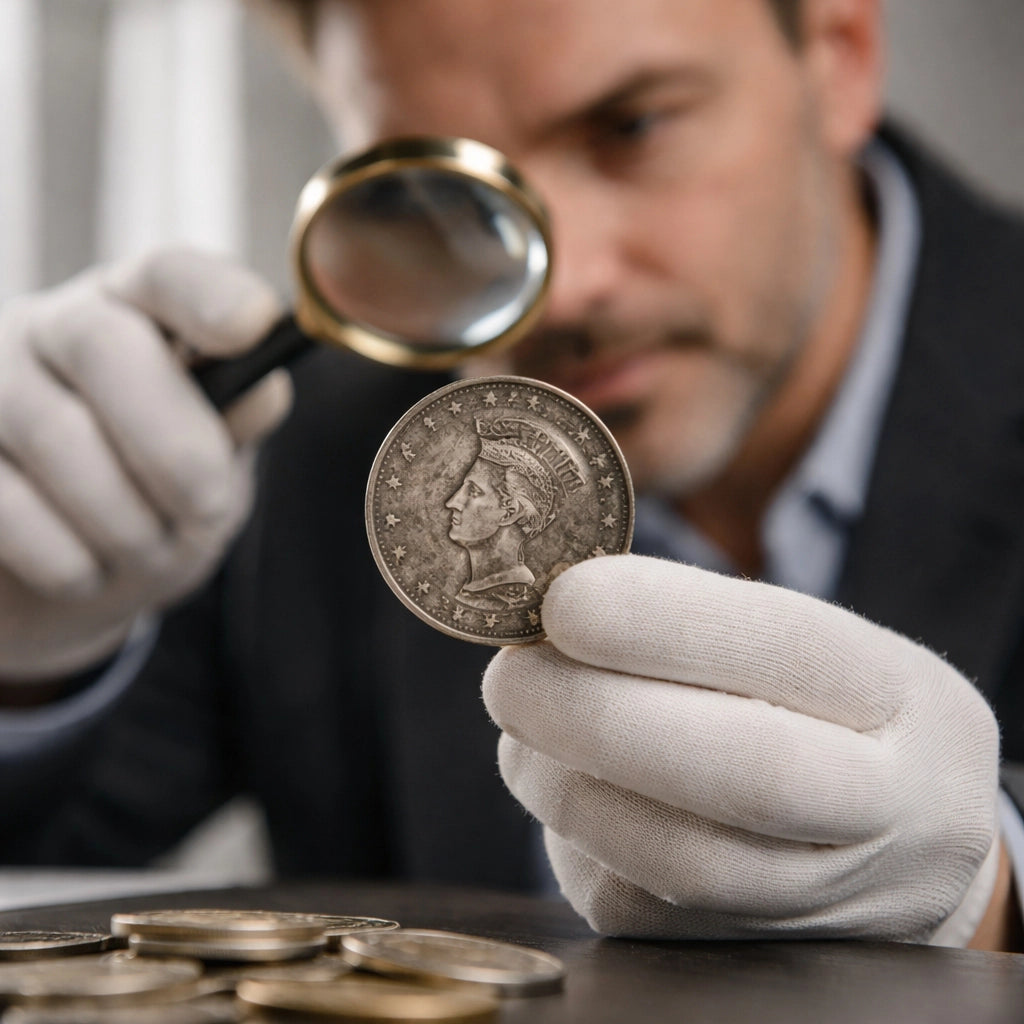 Un montón de monedas de distintos metales que se utiliza para ilustrar de qué materiales están hechas las monedas.