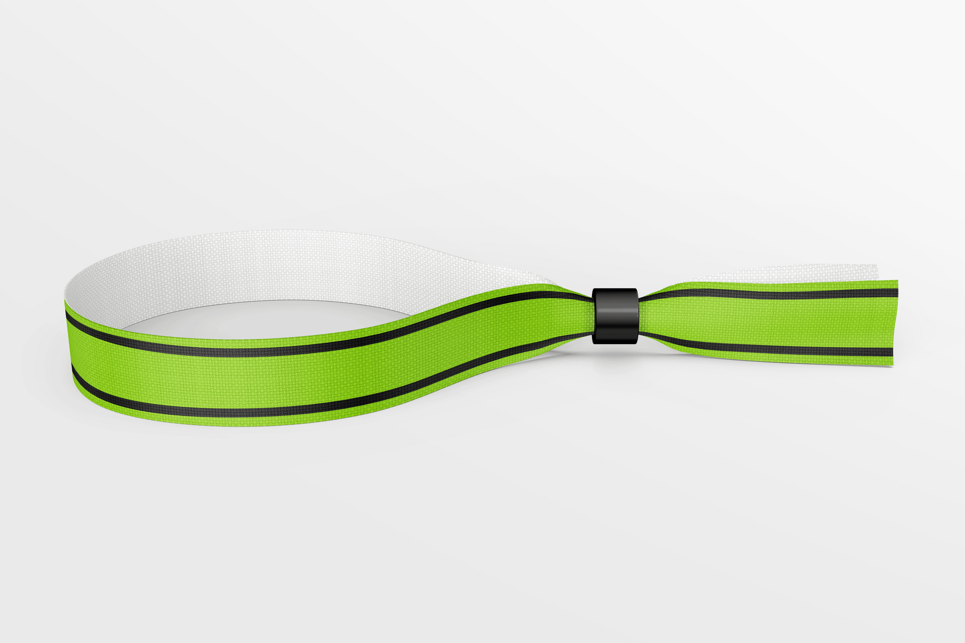 Fabric Wristbands in Stock Fabric Wristbands JM Band EU 50 Green A 