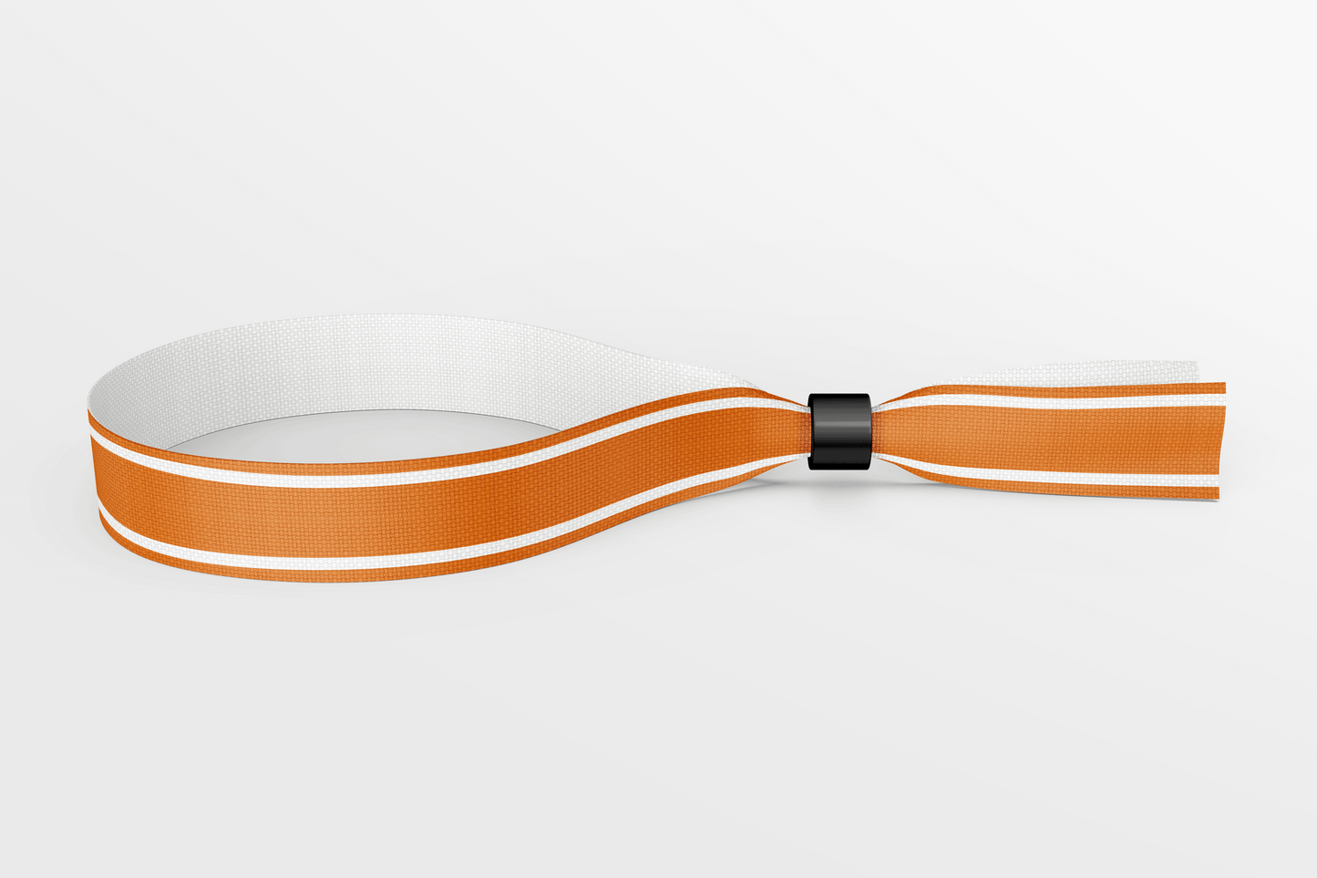 Fabric Wristbands in Stock Fabric Wristbands JM Band EU 50 Neon Orange 