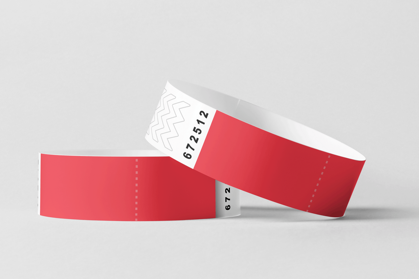 Paper Wristbands With Coupon Paper wristbands JM Band EU 10 Red 